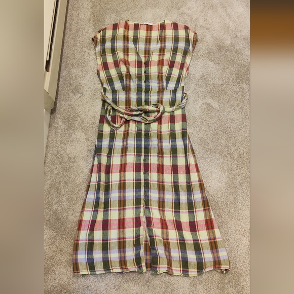 Mango midi dress in linen size 8 - Picture 2 of 6